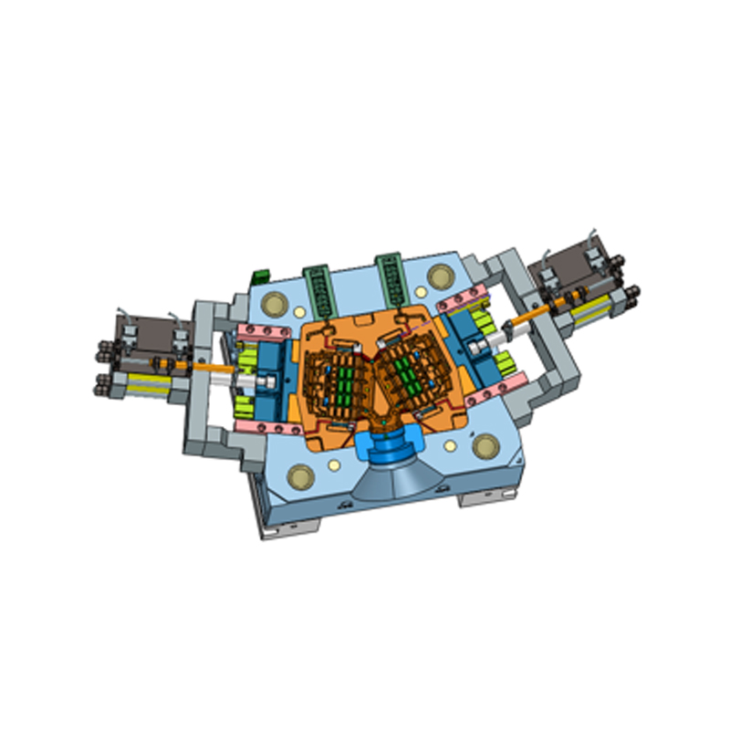 Piastra del vano batteria pressofusa in lega di alluminio, uno stampo, due fori