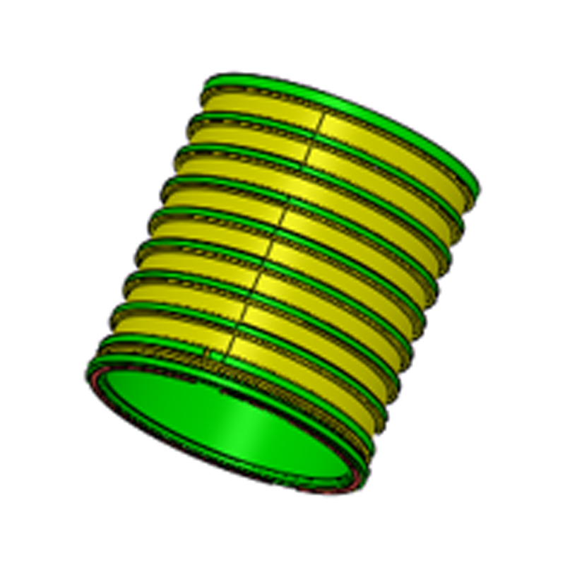 Giacca ad acqua di raffreddamento in pressofusione di lega di alluminio Giacca ad acqua di raffreddamento in pressofusione di lega di alluminio